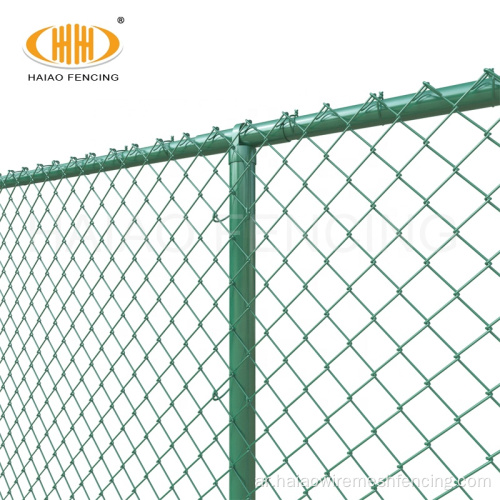 الأمن PVC المغلفة بسلسلة رابط السياج